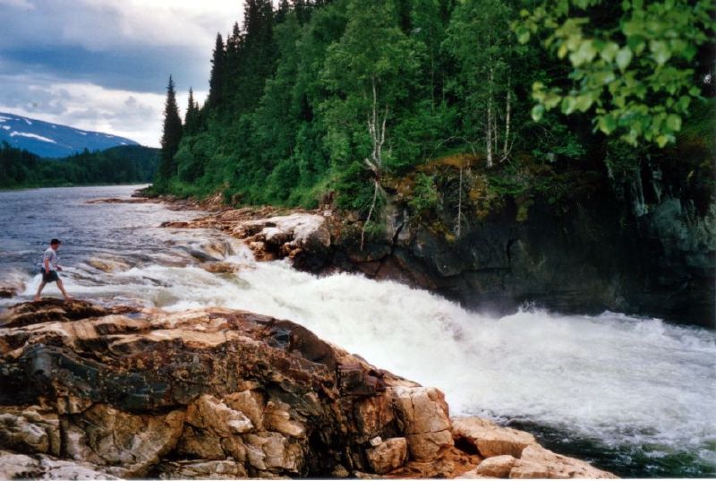 Trofors waterfall